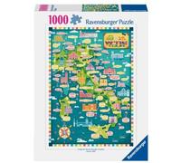 Ravensburger RVB12001238 Puzzle da 1000 Pezzi - Tour dei Vini d'Italia