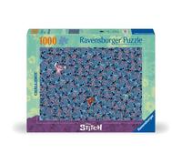 Ravensburger RVB12001265 Puzzle da 1000 Pezzi Challenge - Disney: Stitch