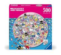 Ravensburger RVB12001391 Puzzle da 500 Pezzi Circolare - Hello Kitty