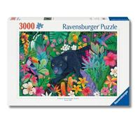 Ravensburger Panther In Flowery Jungle 3000p (12001748) Puzzle Multicolor Bambini