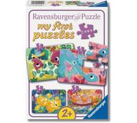 Ravensburger - Amici Dinosauri 2-3-4-5 Pc | Puzzle Bambini 2 Anni | Mini Puzzle | Giochi 18 Mesi | Regalo Bimbo 2 Anni