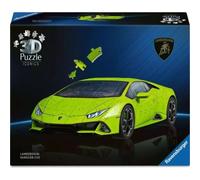 Ravensburger RVB12008037 Puzzle da 180 Pezzi 3D - Lamborghini Huracán EVO Verde