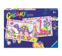 Ravensburger RVB12023238 CreArt Serie Junior- 2 x Dolci Dinosauri