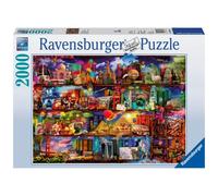 PUZZLE ravensburger IL MIRACOLOSO MONDO DEI LIBRI softclick 2000 PEZZI 98 x 75 c