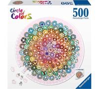 Ravensburger RVB17346 Puzzle da 500 Pezzi - Circle of Colors: Donuts