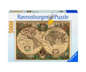 Ravensburger RVB17411 Puzzle da 5000 Pezzi - Antico Mappamondo