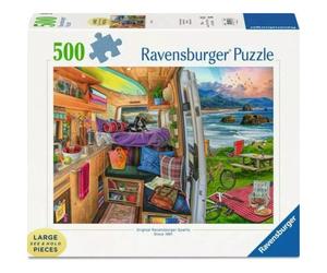 Ravensburger RVB17473 Puzzle da 500 Pezzi - Vista dal Camper Large