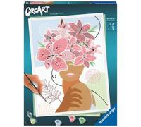 Ravensburger RVB20275 CreArt Serie Premium B - Donna con fiori