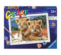 Ravensburger RVB23616 CreArt Serie D Classic - Cuccioli di Leone