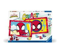 Ravensburger RVB23887 CreArt - Serie Junior: Spidey (2x)