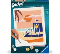 Ravensburger RVB23896 CreArt Serie Trend C - Cottage sulla Spiaggia