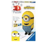 Ravensburger s 11199 3D-puzzel Minion Jean Minions 2-54 Tegels - voor Minion-fans van 6 jaar en ouder: ervaar puzzels in de 3e dimensie,Geel
