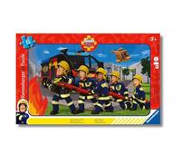 Ravensburger - Sam Il Pompiere, Puzzle 3+ Anni, Puzzle Con Cornice 15 Pezzi | Puzzle educativo di Sam il Pompiere con 15 pezzi e cornice inclusa, ideale per bambini dai 3 anni e perfetta idea regalo.