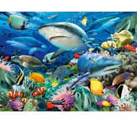 Ravensburger Shark Reef 100 Piece Jigsaw Puzzle for Kids Age 6 Years Up