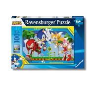 Ravensburger RavensburgeR-Puzzle 100 Pezzi Xxl - Knuckles, Sonic, Tails E Amy /