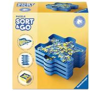 Ravensburger - Sort & Go | Organizer Puzzle Da 300 A 100 Pezzi | 8 Pezzi Di Contenitore Per Puzzle | Accessori Perfetti Per Puzzle Da 300 A 100 Pezzi | Regalo Perfetto Per Adulti E Bambini