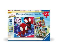 Ravensburger-SPIDERMAN-Puzzle 3x49 pezzi - Spidey, il web shooter-4005556057306-Dai 5 anni in su