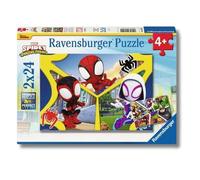 Ravensburger - Spidey, Puzzle Bambini 4+ Anni, Include 2 Puzzle Da 24 Pezzi | Include 2 puzzle da 24 pezzi di Spidey, giochi educativi e divertenti, ideali come regalo originale per bambini dai 4 anni.