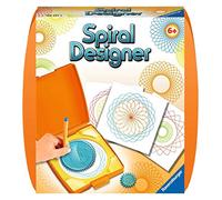 Ravensburger Spiral Designer Orange - Formato Viaggi - Disegno - Spirale - Imparare a disegnare - Feltro colorato incluso - Attività creativa - Da 6 anni - 29711 - Versione francese