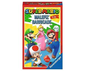 Ravensburger - Super Mario Malefiz Barricade, Gioco da viaggio +6 anni