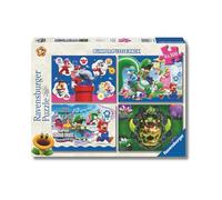 Ravensburger - Super Mario Wonder 4 x 100 Pezzi | Puzzle Bambini 5 Anni In Su | Puzzle 100 Pezzi Di 36 X 26 | Puzzles Ravensburger | Regalo Bambino 5 Anni | Idee Regalo