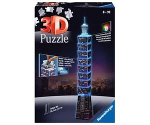 Ravensburger Taipei Night Edition 3D Puzzle, Multicolore, 11149