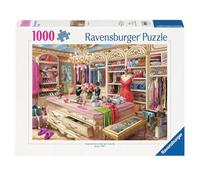 Ravensburger The Coveted Closet - Puzzle da 1000 pezzi | Boutique Wardrobe Experience by Wigwam Studios | Perfetta vestibilità ad incastro | Materiali ecologici
