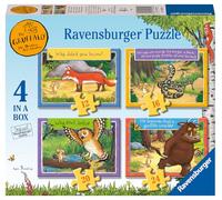 Ravensburger The Gruffalo - Puzzle da 4 in una scatola, per bambini dai 3 anni in su, 12, 16, 20 e 24 pezzi