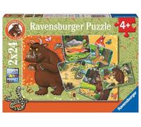 Ravensburger The Gruffalo - Puzzle per Bambini dai 3 Anni in su, 2 x 24 Pezzi, Giocattoli educativi e Giochi per Bambini