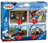 Ravensburger Thomas & Friends 4 Puzzle in Una Scatola (12, 16, 20, 24 Pezzi), Versione Inglese