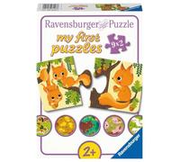 Ravensburger Kinderpuzzle - Tiere und ihre Kinder - 9x2 Teile my first Puzzle fü