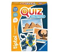 Ravensburger tiptoi 00166 Quiz Ancient Egypt, gioco a quiz per bambini dai 6 anni in su, per 1-4 giocatori