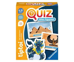 Ravensburger tiptoi 00166 Quiz Ancient Egypt, gioco a quiz per bambini dai 6 anni in su, per 1-4 giocatori
