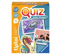 Ravensburger tiptoi 00192 - Quiz Sott'Acqua, Gioco a Quiz per Bambini dai 6 Anni in su, per 1-4 Giocatori, Colore: Blu e Bianco