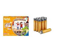Ravensburger tiptoi Active Teatro Danza [DE], & Batterie AAA Alcaline Amazon Basics 12 pz, 10 anni