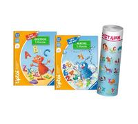 Ravensburger tiptoi® Books Maths and German 1 + ABC Letters Poster Tip Toi, School, Maths, Math, Primary School