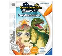 Ravensburger - tiptoi®- Livre interactif - Destination Savoir Les dinosaures - Jeu éducatif électronique, sans écran - A partir de 7 ans - version française - 13 099 006