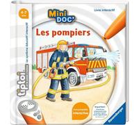 Ravensburger - tiptoi®- Livre interactif - Mini Doc' Les pompiers - Jeu éducatif électronique, sans écran - A partir de 4 ans - Version française - 13 099 023