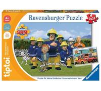 Ravensburger tiptoi Puzzle 00139 per Piccoli esploratori: Sam Pompiere, Puzzle per Bambini dai 4 Anni in su, per 1 Giocatore