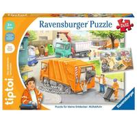 Ravensburger tiptoi 00138 Piccoli esploratori, Raccolta rifiuti, Puzzle per Bambini dai 3 Anni in su, per 1 Giocatore, Multicolore, 00172