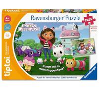 Ravensburger tiptoi Puzzle 00198 per Piccoli esploratori: Gabby's Dollhouse, Puzzle per Bambini dai 4 Anni in su, per 1 Giocatore