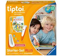 Ravensburger Tiptoi Starter Set PLUS 00159: penna e libro Le mie canzoni più belle - più stazione di ricarica [Esclusivo Amazon]