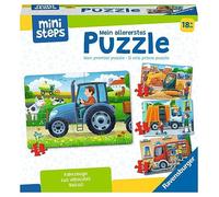 Ravensburger- Traktor Ministeps, Colore Bianco, 04194