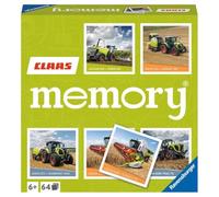 Ravensburger Trattore CLAAS Memory - 20882 - Il Classico Appassionati di Macchine agricole, Gioco per 2-8 Giocatori dai 6 Anni
