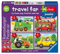 Ravensburger Travel Far, My First Jigsaw Puzzles (2, 3, 4 & 5 Piece) Educational