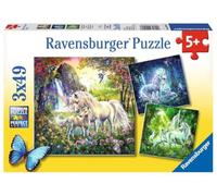 Ravensburger Unicorni - Puzzle 3x49 Pezzi - NUOVO