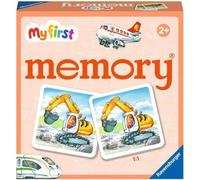 Ravensburger - 20877 - My first memory® Fahrzeuge, Merk- und Suchspiel mit extra großen Bildkarten für Kinder ab 2 Jahren