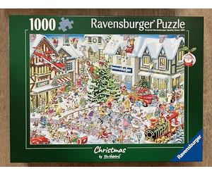 Ravensburger Weihnachtspuzzle 1000 Teile - Wimmelbild Weihnachten von Ray Nicholson