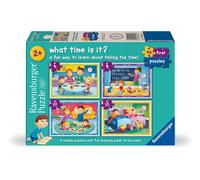 Ravensburger What's The Time - My First Jigsaw Puzzles for Kids Age 2 Years Up (