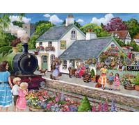 Ravensburger Whistle Stop Cottage - Puzzle da 1000 pezzi, per adulti